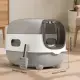 High-Capacity Enclosed Cat Litter Box & Odor-Lock, Scratch-Resistant, Ideal For US Households