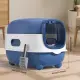 High-Capacity Enclosed Cat Litter Box & Odor-Lock, Scratch-Resistant, Ideal For US Households