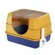 Enclosed Cat Litter Box, Orange - Odor-Locking, Spacious For Large Cats, A Must-Have For Cat Parents