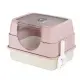Enclosed Cat Litter Box, Orange - Odor-Locking, Spacious For Large Cats, A Must-Have For Cat Parents