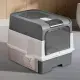 Fully Enclosed Magic Cube Litter Box, Top&Front Entry, Pull-Out Drawer, Anti-Splash Odor Control, Large For Big Cats
