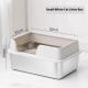 Stainless Steel Litter Box High Fence Anti-splash