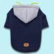 Pet Clothing Clothes Simple Hooded Pullover Contrast Color
