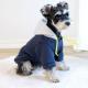 Pet Clothing Clothes Simple Hooded Pullover Contrast Color
