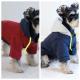 Pet Clothing Clothes Simple Hooded Pullover Contrast Color