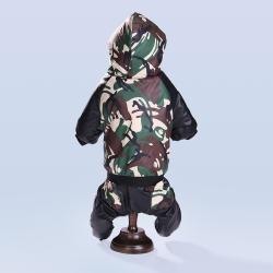 Pet Clothes Autumn Winter Camouflage Hooded Pet Clothing