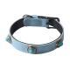 PU Leather Cats Eye Stone Dog Collar