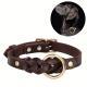 Twisted PU Leather Dog Collar