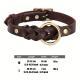 Twisted PU Leather Dog Collar