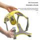 Traction Strap Shock Absorption Comfortable Night Vision Reflective Pet Harness