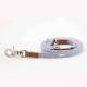 Pet Dog Hand Holding Rope Cute Bow Collar Tone