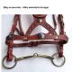 Horse Halter Pure Cowhide Equipment Dragon Cover Metal Buckle Elegant