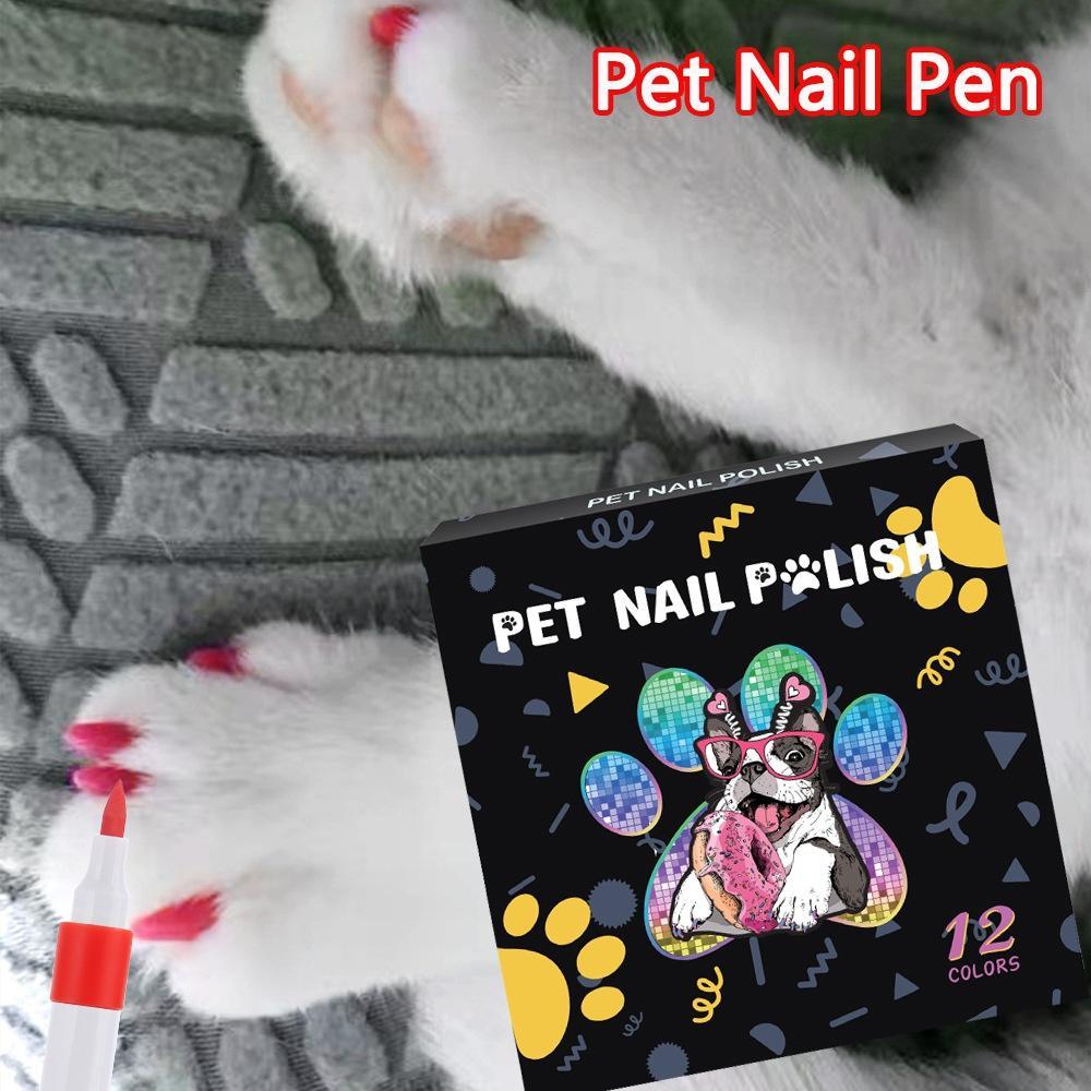Opaque Color Nail Brush Graffiti Water-based Laminated Pet Manicure
