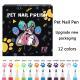 Opaque Color Nail Brush Graffiti Water-based Laminated Pet Manicure