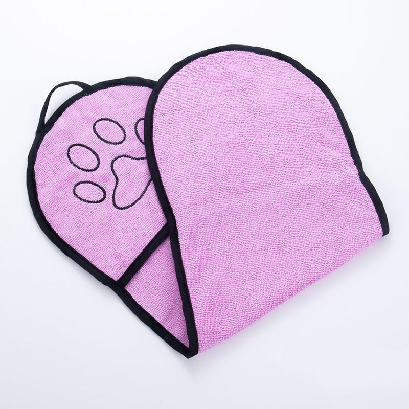 Solid Color Water Towel Dog Cat Pet Bath Towel