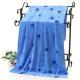 Soft Absorbent Cartoon Print Embossed Bath Towel