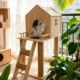 Cat House Cat Tree Treehouse Cat Bed Hideaway For Small Short Legged Senior Cats