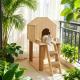 Cat House Cat Tree Treehouse Cat Bed Hideaway For Small Short Legged Senior Cats