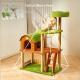 Four Season All In One Cat Tree With Built In Cat Bed