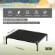 Breathable Raised Oxford Pet Bed Fits Small To Large Dogs