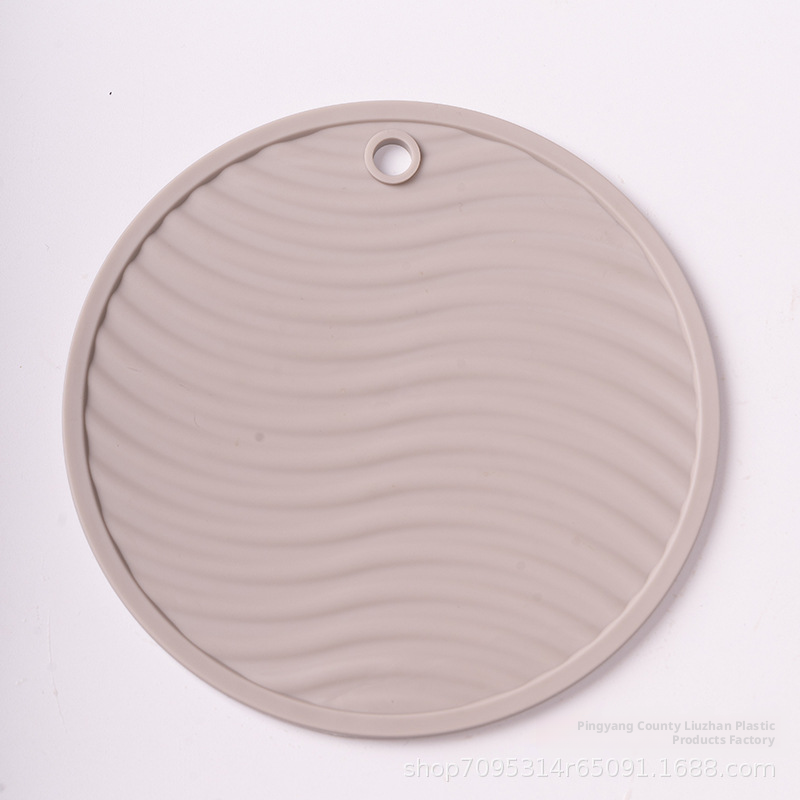 Corrugated insulated placemat-Light Gray-TPE-1 piece - Option1