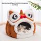 Lion-Dance-Style Cat Bed For FallWinter Warm And Festive For The New Year