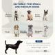  Pet Sofa Dog Sofa for Small Dogs with Storage, Dark Blue