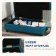  Pet Sofa Dog Sofa for Small Dogs with Storage, Dark Blue