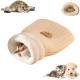 Cat Sleeping Bag For Indoor Cats Cozy Winter Cat Sleeping Bag Soft Plush Cat Sack Self Warm Cat Bed Cave Fluffy Cat Tunnel Cat Hideaway Calming Sleeping Bag Bed For Cats Kittens