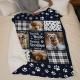 Pet Dog Blanket Super Soft Flannel Creative Personality DIY