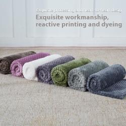 Summer Coral Fleece Blanket For Dogs Sleeping Pets