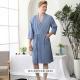 Womens Thin Couples Nightgown Three Quarter Sleeve Bathrobe