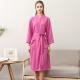 Womens Thin Couples Nightgown Three Quarter Sleeve Bathrobe