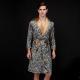 Mens Summer Long Ice Silk Pajamas Nightgown