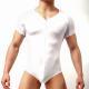 Mens Stretch Tight Exercise Fitness Breathable Body Shaping Vest One-piece Suit