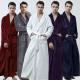 Mens Winter Coral Fleece Nightgown Homewear Thickened Pajamas
