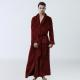 Mens Winter Coral Fleece Nightgown Homewear Thickened Pajamas