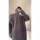 Mens Casual All-Match Knitted Half-Zip Sweater
