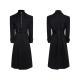 Mens Red Faux Two-Piece Suede-Look Padded Thicker Long-Style Wool Trench Coat