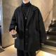 Mens All-match Casual Springfall Relaxed-fit Trench Coat