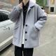 Mens All-match Casual Springfall Relaxed-fit Trench Coat