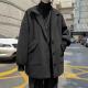 Mens All-match Casual Springfall Relaxed-fit Trench Coat