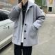 Mens All-match Casual Springfall Relaxed-fit Trench Coat