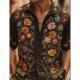Retro-printed Mens Casual All Matching Fashion Top