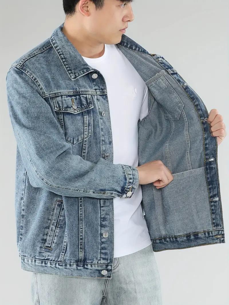 Formal And Well-fitting Denim Jacket