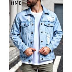 Korean Version Of Loose-fitting Denim Jacket