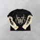 Niche, Versatile Faux Two-piece Loose-fitting Long-sleeve T-shirt