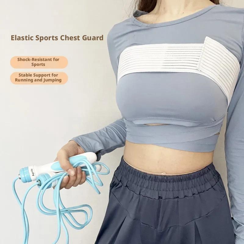 Sports chest strap-white-1 pack - Option1