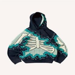 Fashion Casual Printed Polyester Sweater