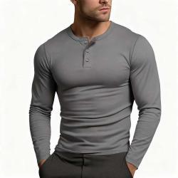 European And American Style Mens Long Sleeve